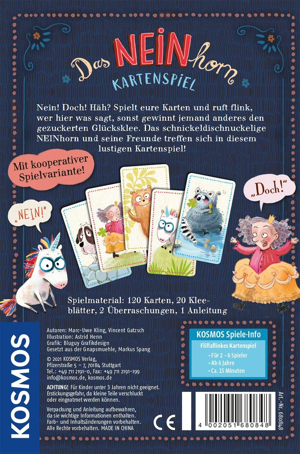 Das NEINhorn Kartenspiel – Ansicht