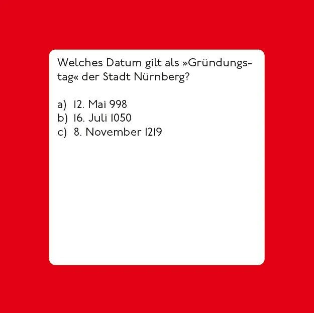 Das Nürnberg-Quiz (Neuausgabe) – Ansicht