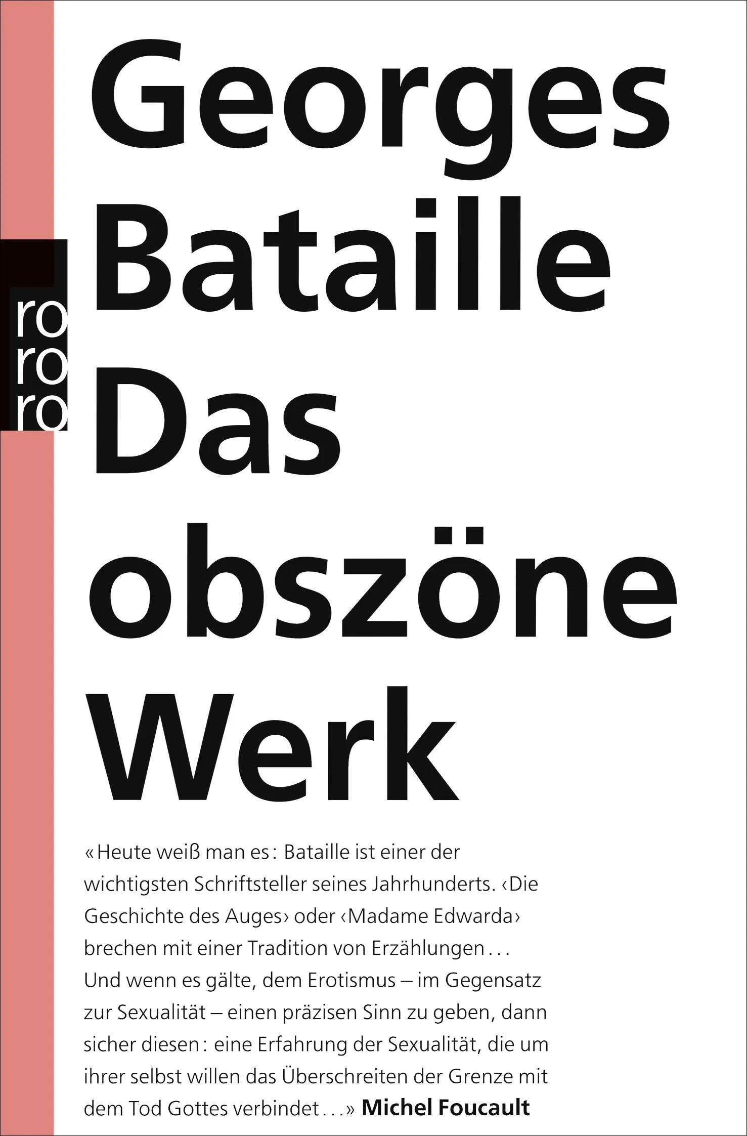 Buchcover von 'Das obszöne Werk' - Taschenbuch von Georges Bataille