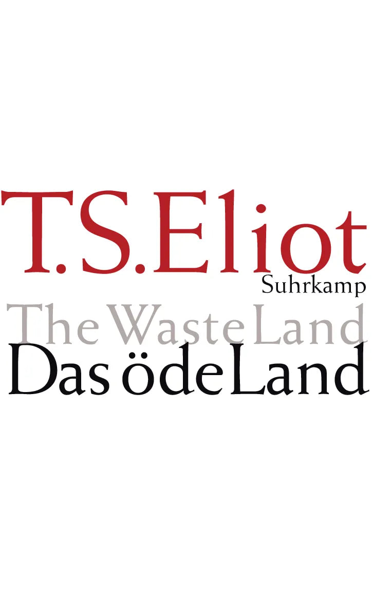 Buchcover von 'Das öde Land' - Gebundene Ausgabe von T. S. Eliot