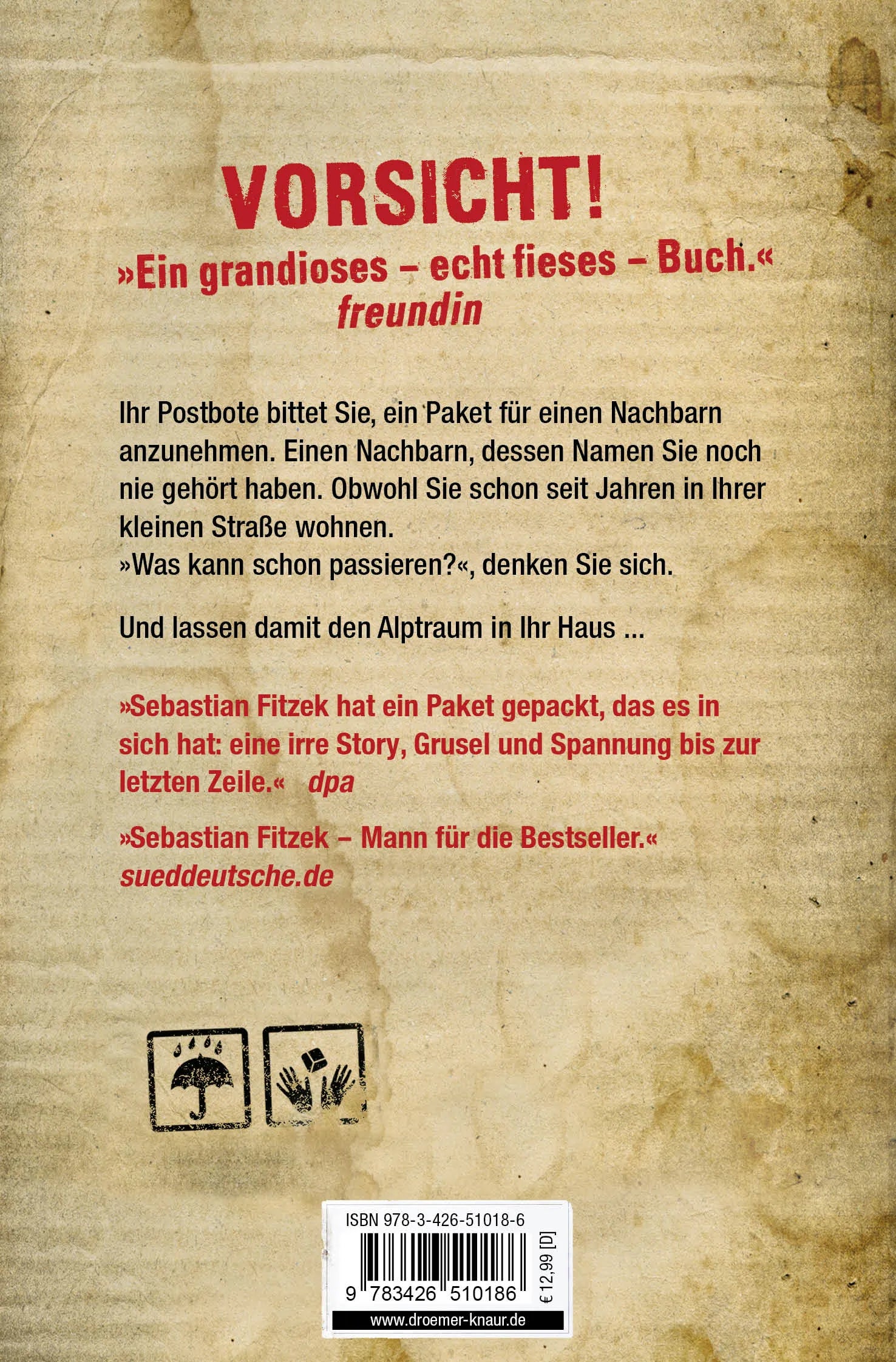 Rückseite: Das Paket (Taschenbuch)