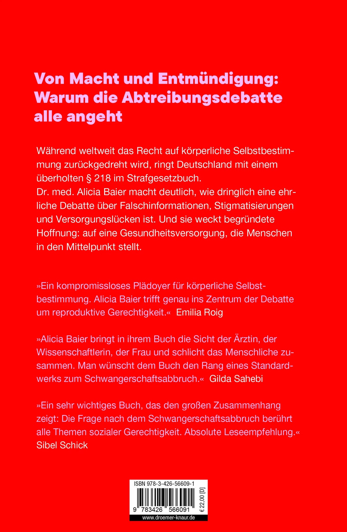Rückseite: Das Patriarchat im Uterus (Hardcover)