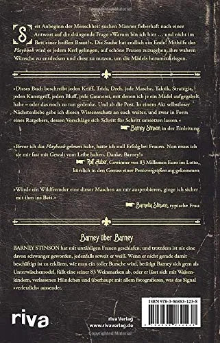 Buchrückseite von 'Das Playbook' mit Klappentext - Taschenbuch