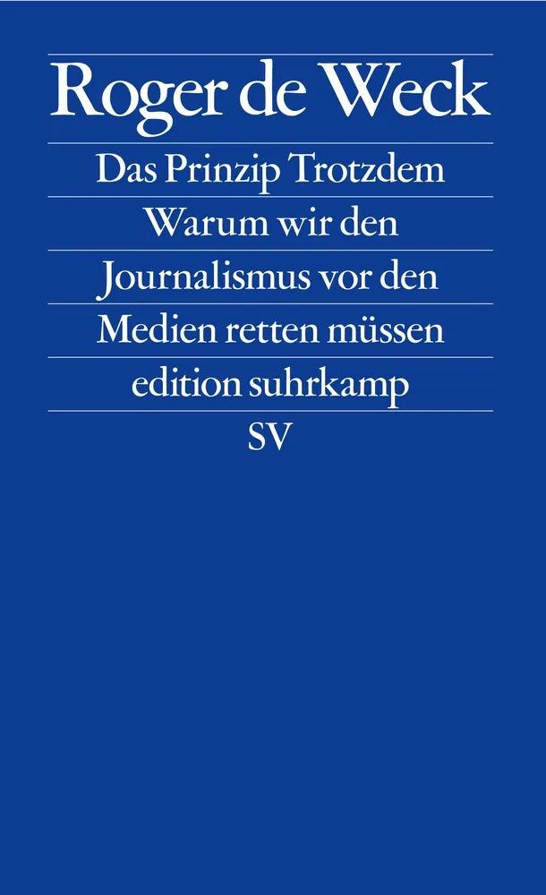 Cover: Das Prinzip Trotzdem (E-Book) von Roger de Weck