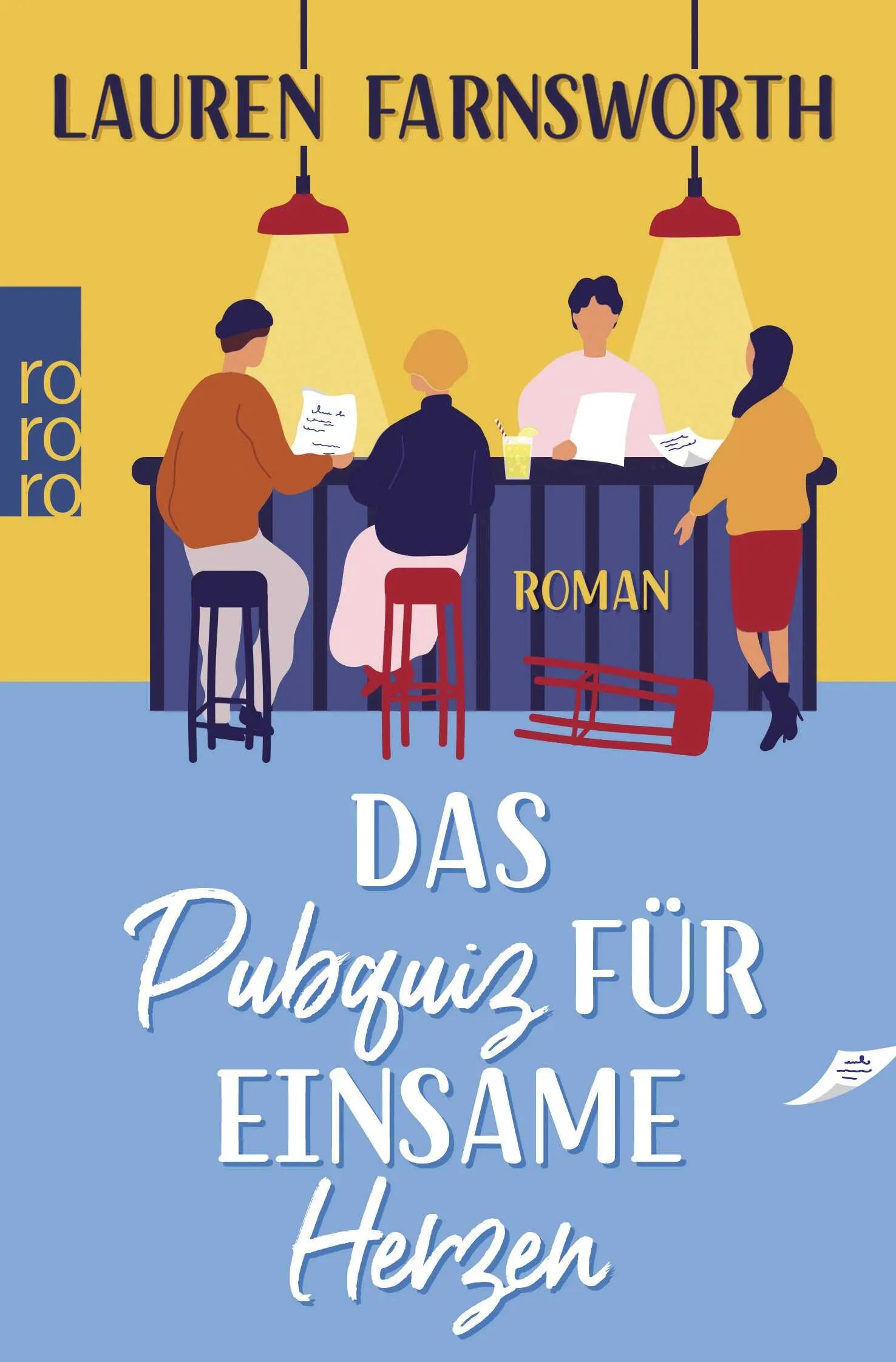 Buchcover von 'Das Pubquiz für einsame Herzen' - Taschenbuch von Lauren Farnsworth