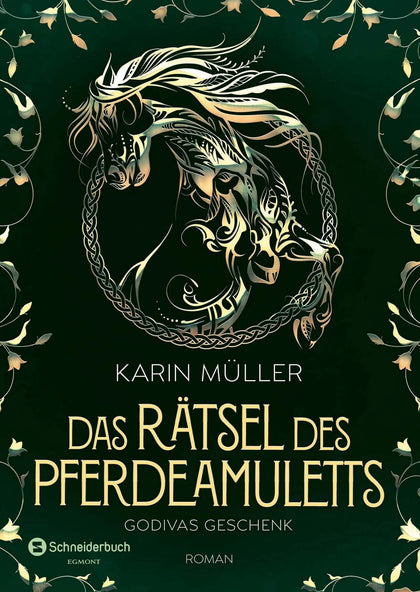 Buchcover von 'Das Rätsel des Pferdeamuletts – Godivas Geschenk' - Taschenbuch von Karin Müller