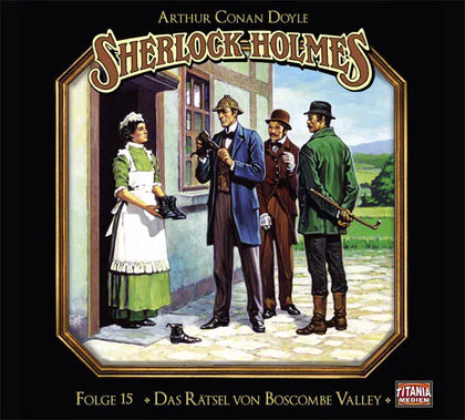 Buchcover von 'Das Rätsel von Boscombe Valley' - Hörbuch (CD) von Sir Arthur Conan Doyle