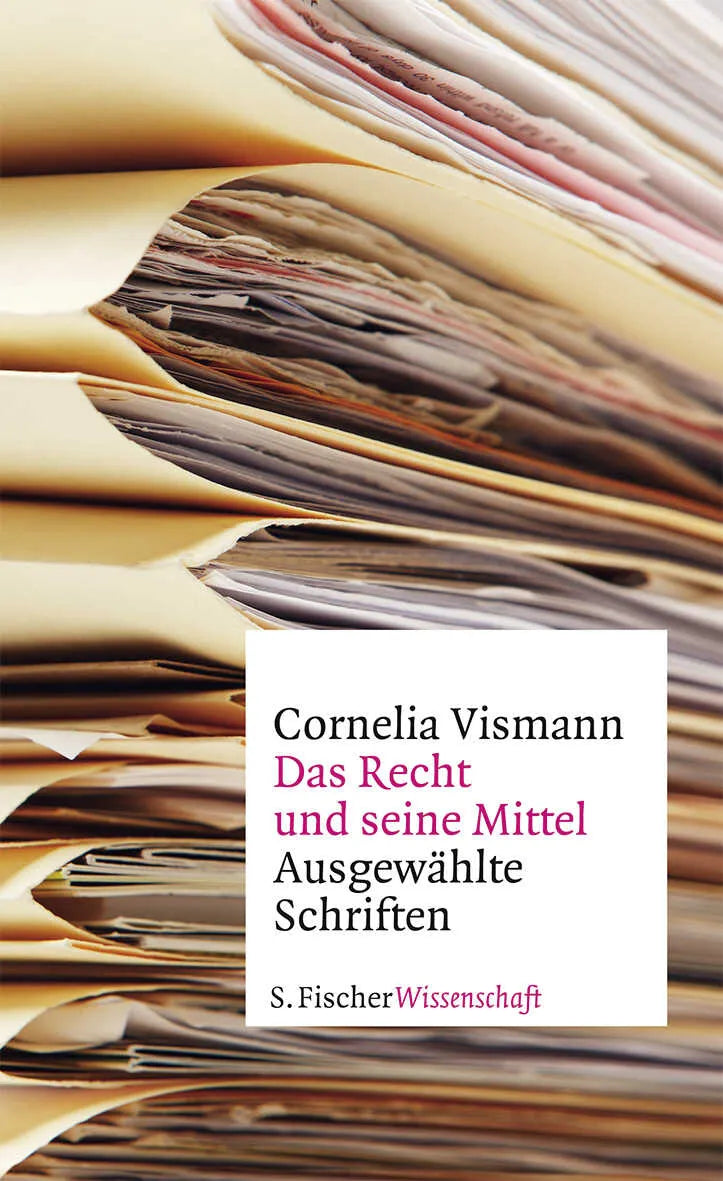 Buchcover von 'Das Recht und seine Mittel' - Taschenbuch von Cornelia Vismann