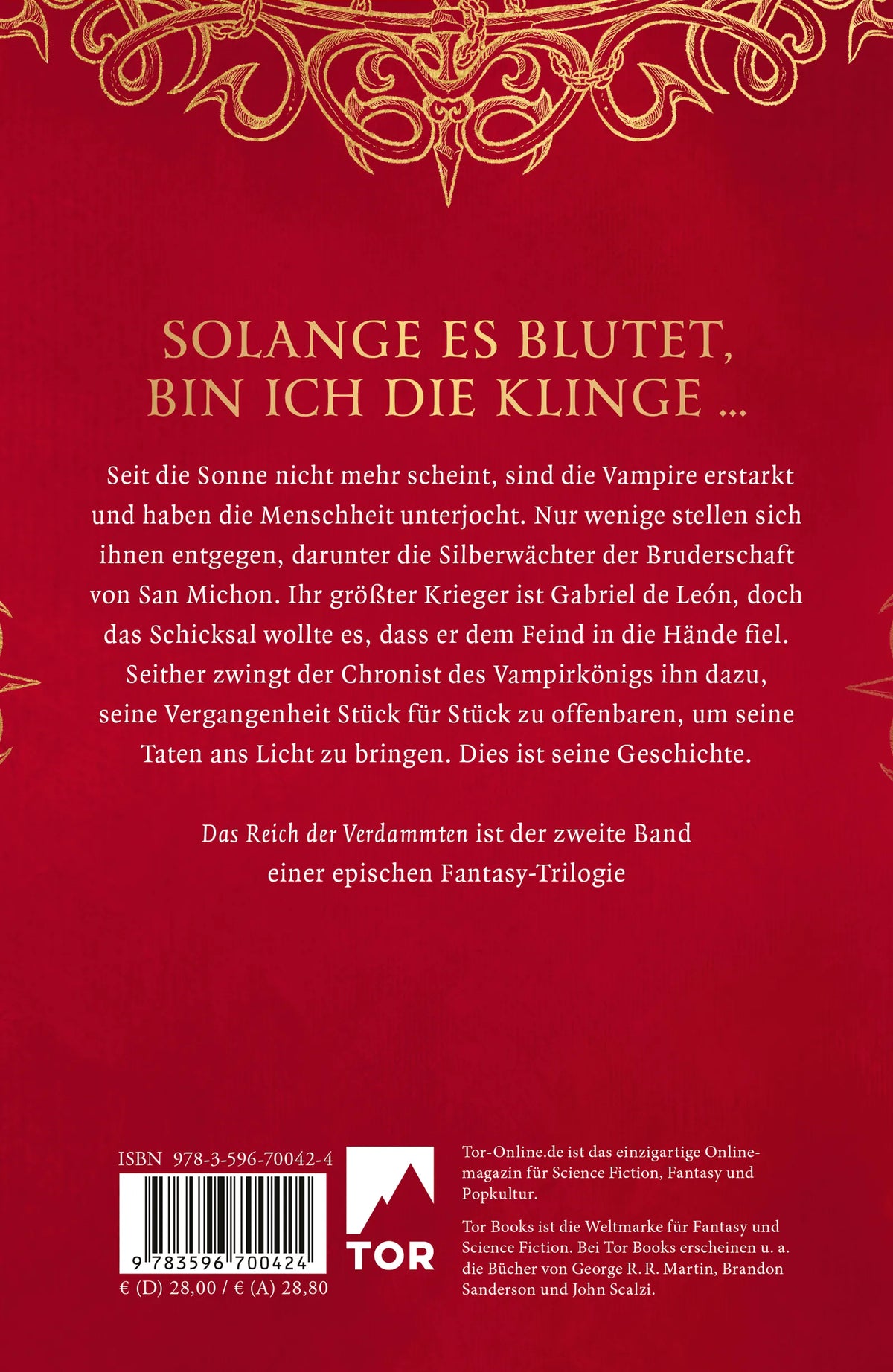 Rückseite: Das Reich der Verdammten (Hardcover)