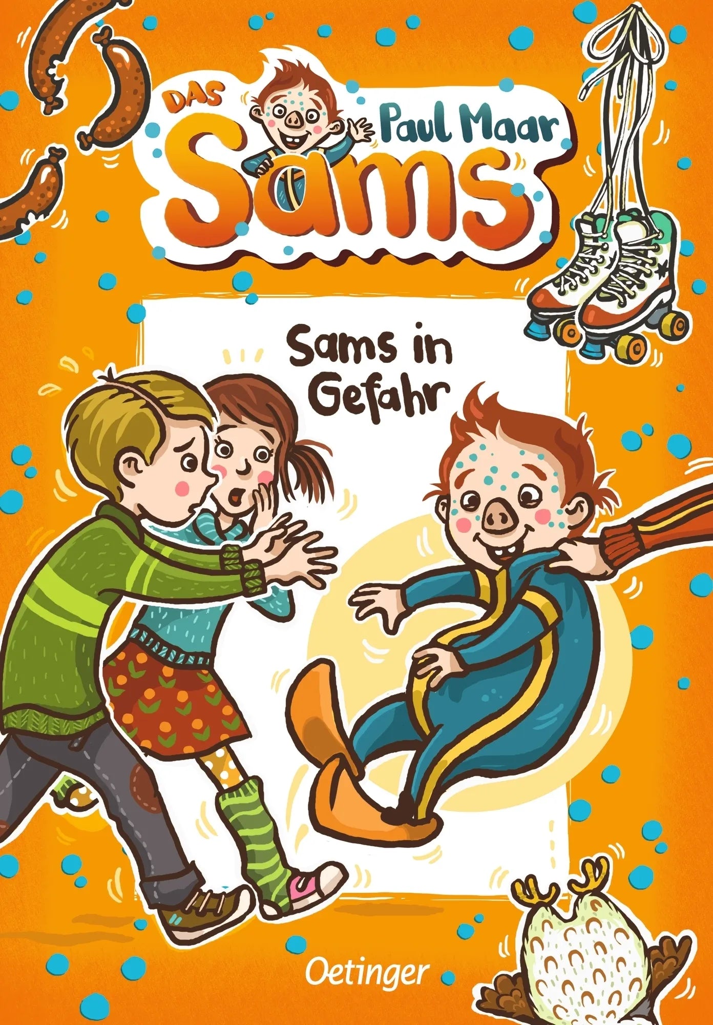 Buchcover von 'Das Sams 5. Sams in Gefahr' - Gebundene Ausgabe von Paul Maar
