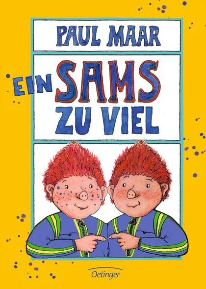 Buchcover von 'Das Sams 8. Ein Sams zu viel' - Gebundene Ausgabe von Paul Maar
