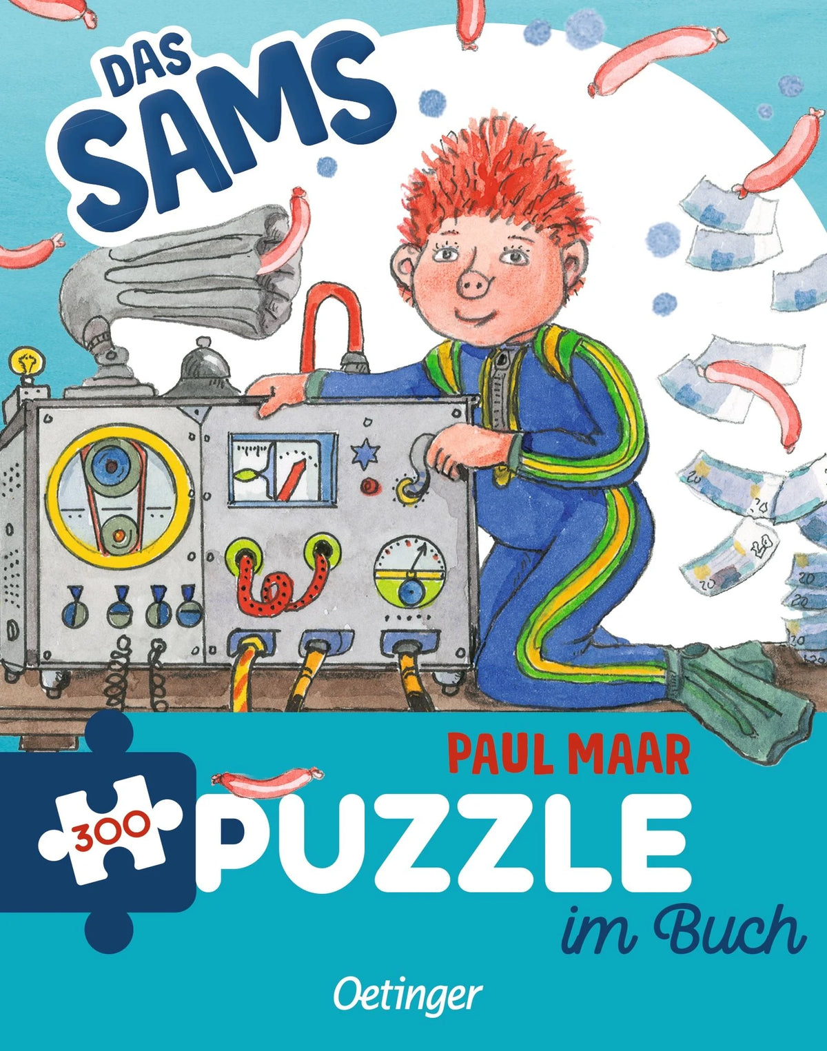 Das Sams. Puzzle im Buch. 300 Teile, Format 48 x 24 cm – Ansicht