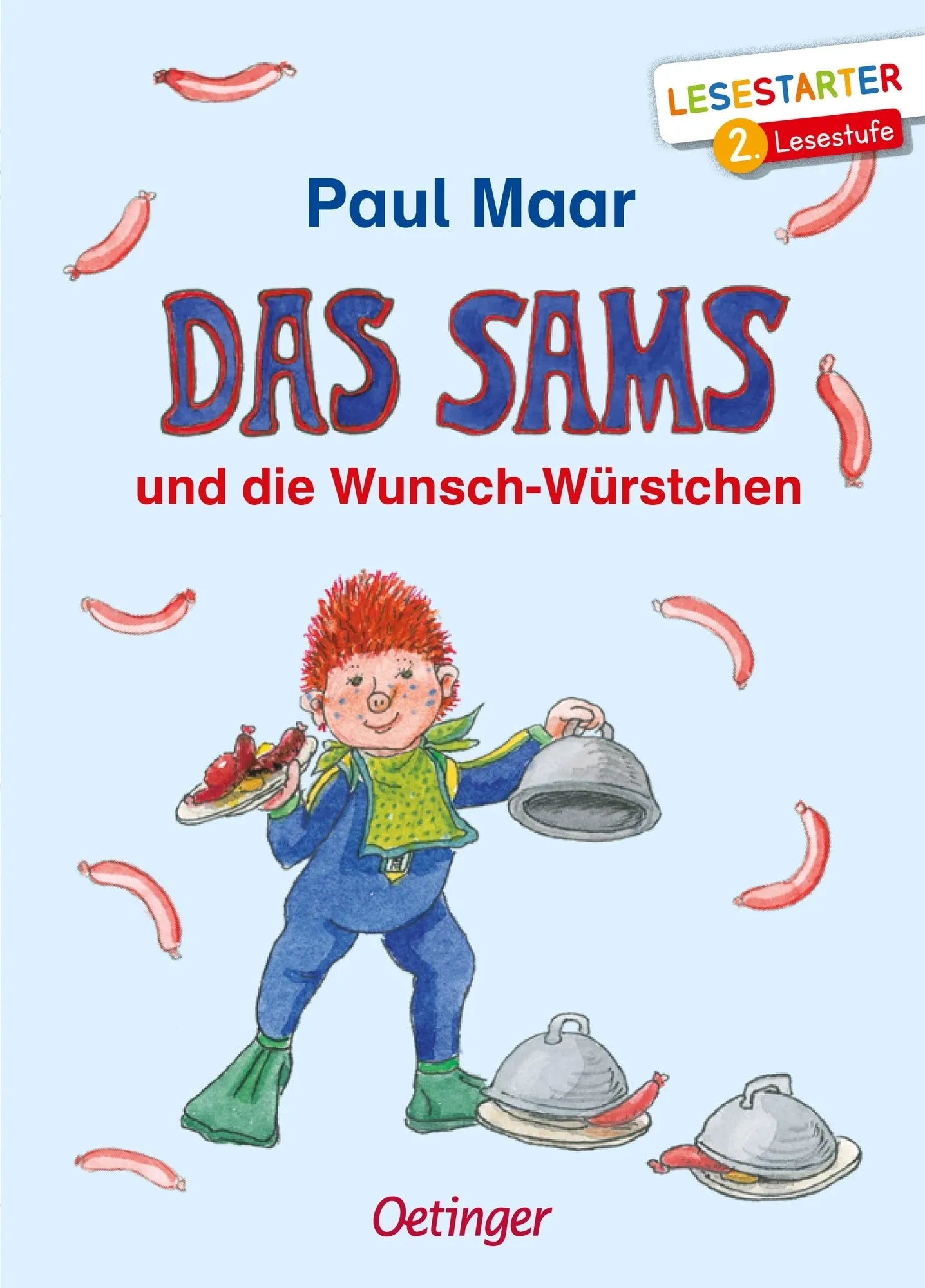 Buchcover von 'Das Sams und die Wunsch-Würstchen' - Gebundene Ausgabe von Paul Maar