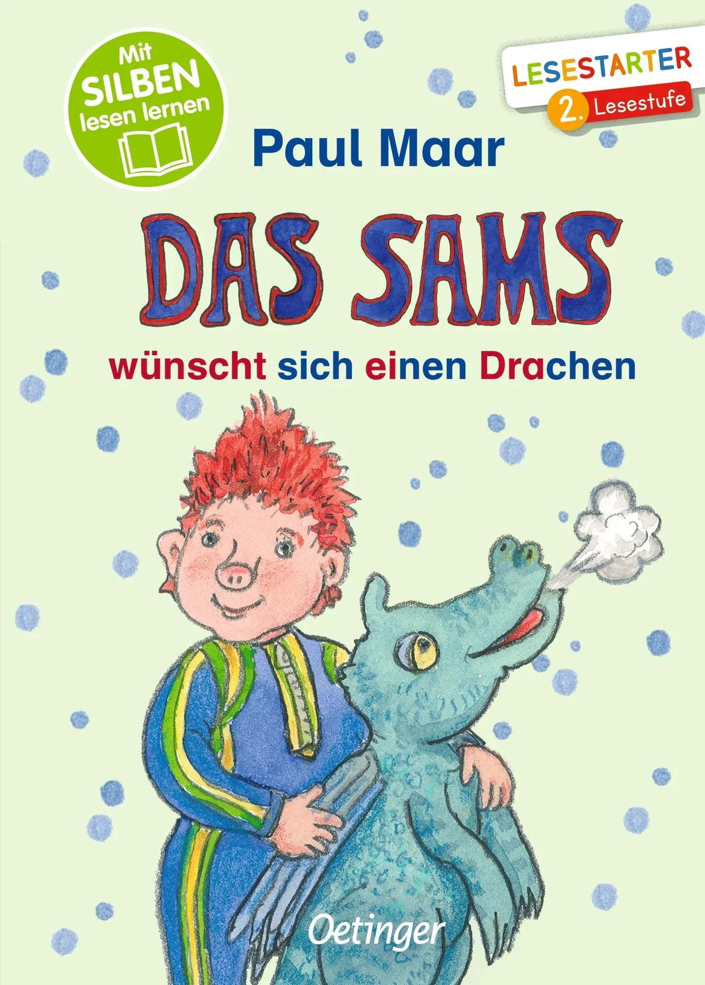Buchcover von 'Das Sams wünscht sich einen Drachen' - Gebundene Ausgabe von Paul Maar