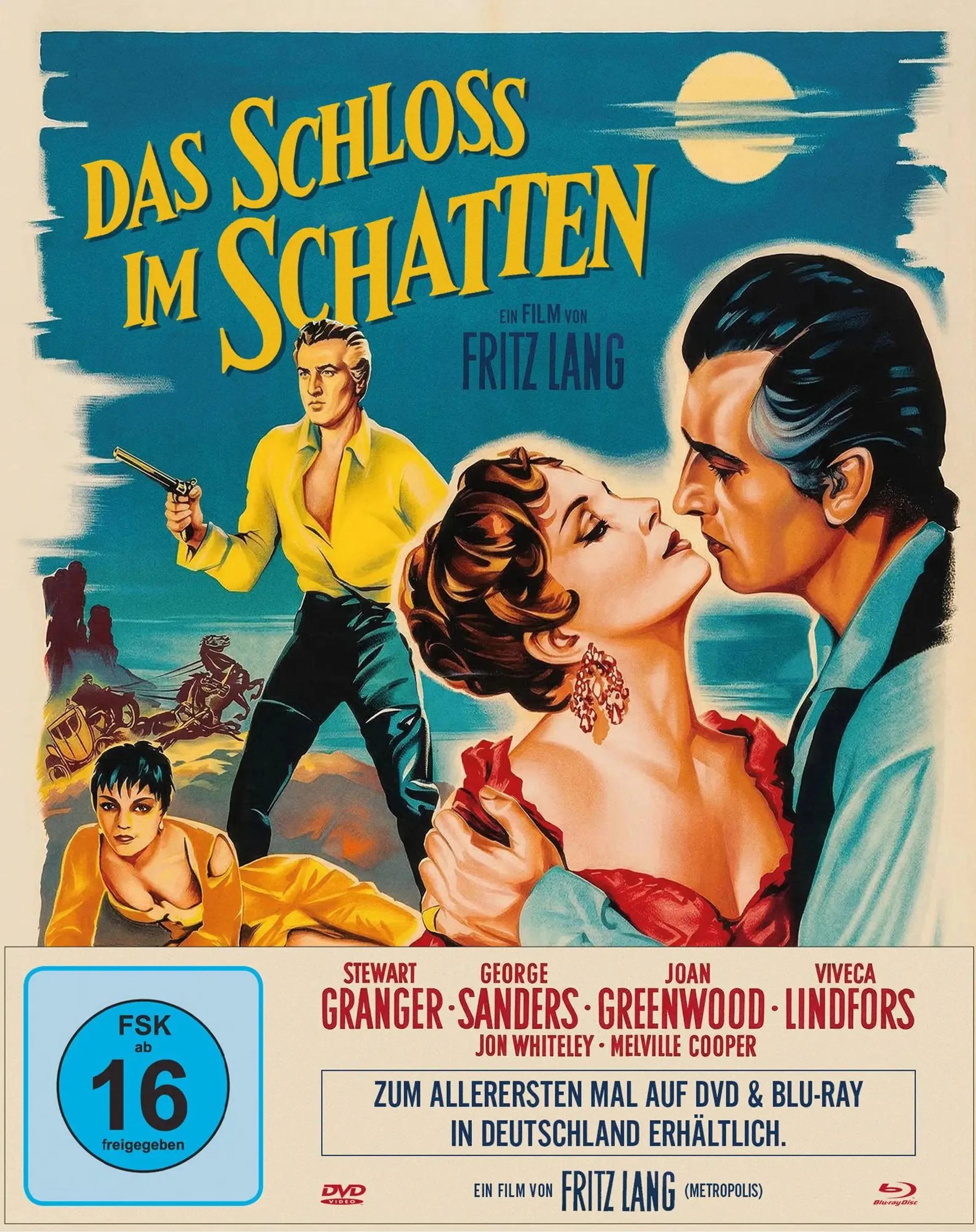 Blu-ray-Cover: Das Schloss im Schatten. Regie: Fritz Lang