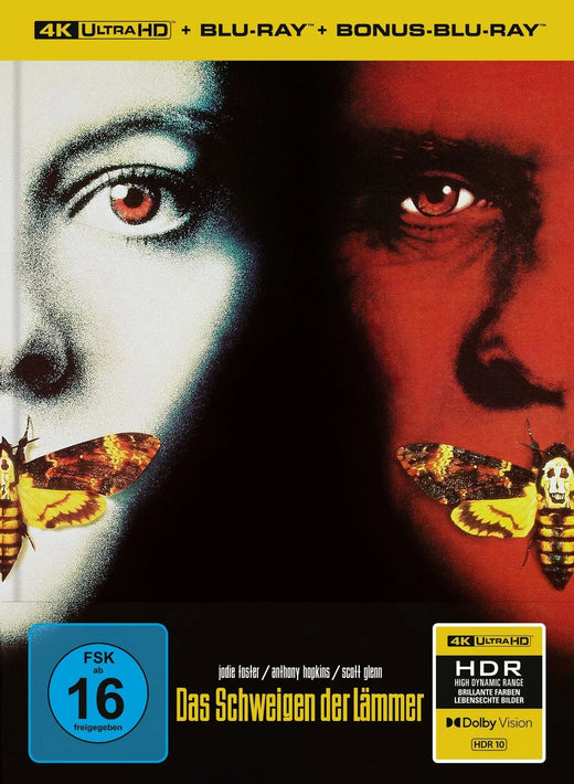 Das Schweigen der Lämmer - Limited Edition - Mediabook B - 4K UHD + Blu-ray