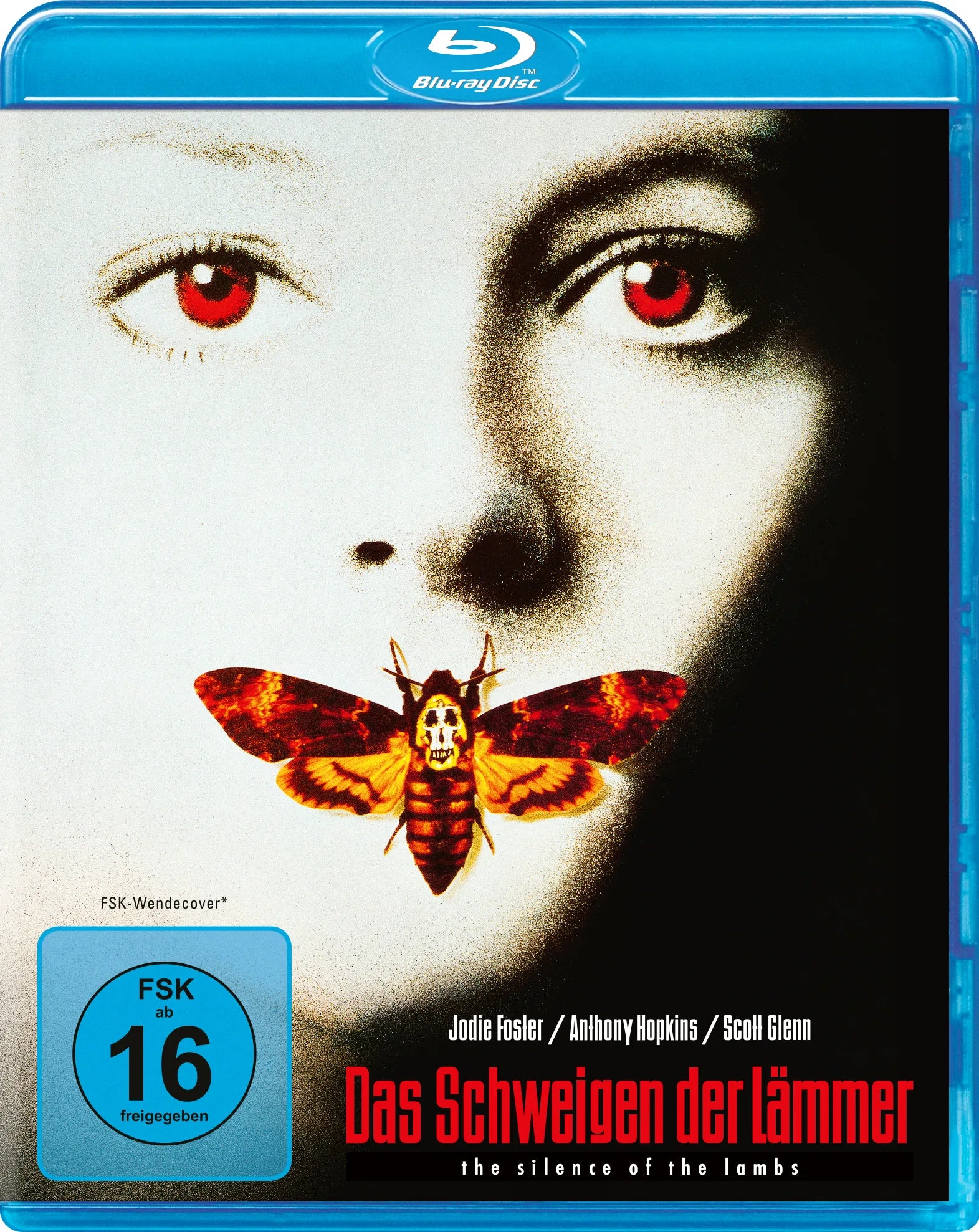 Blu-ray-Cover: Das Schweigen der Lämmer. Regie: Jonathan Demme
