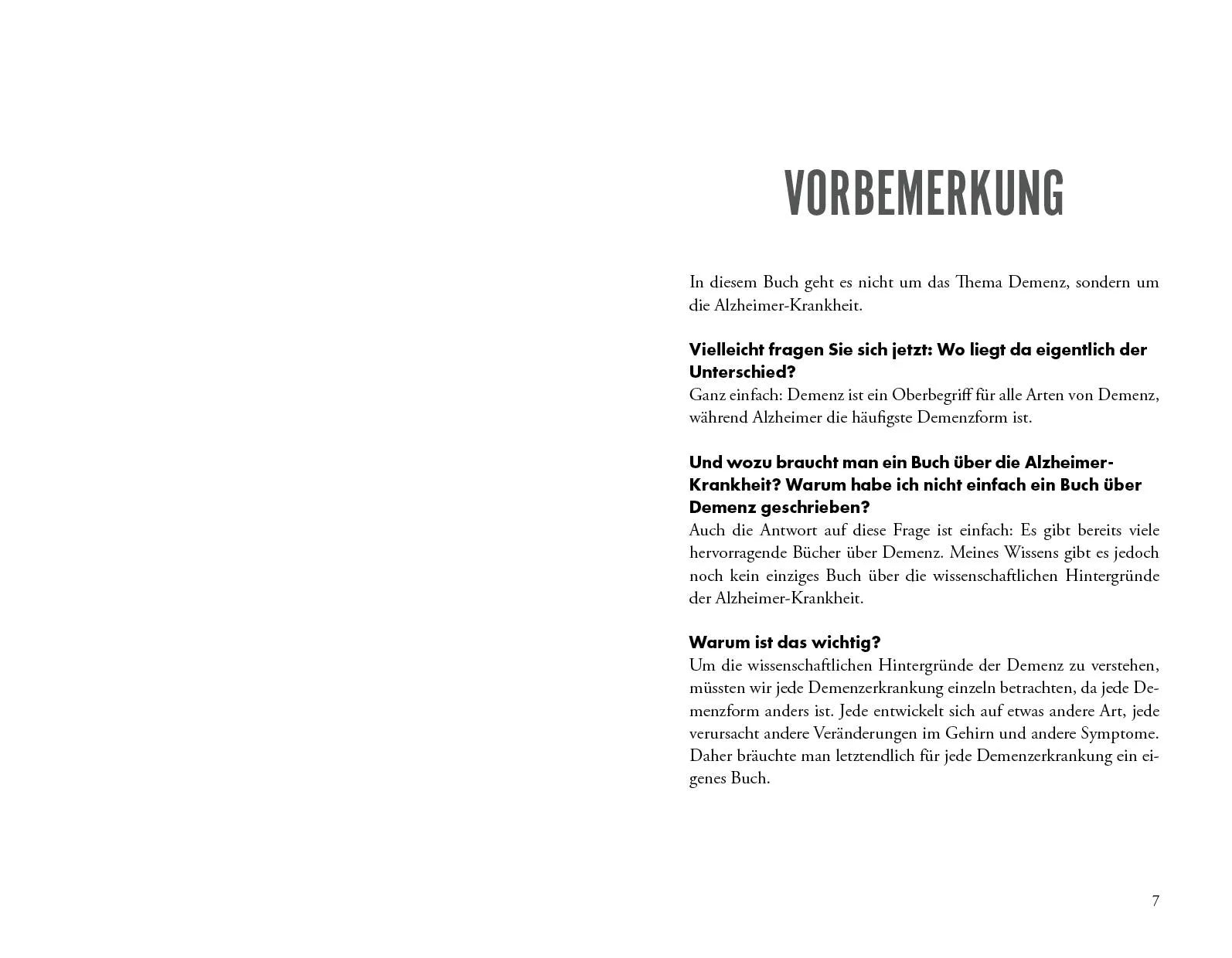 Innenansicht von 'Das schwindende Gehirn' - Gebundene Ausgabe