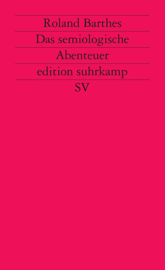 Buchcover von 'Das semiologische Abenteuer' - Taschenbuch von Roland Barthes