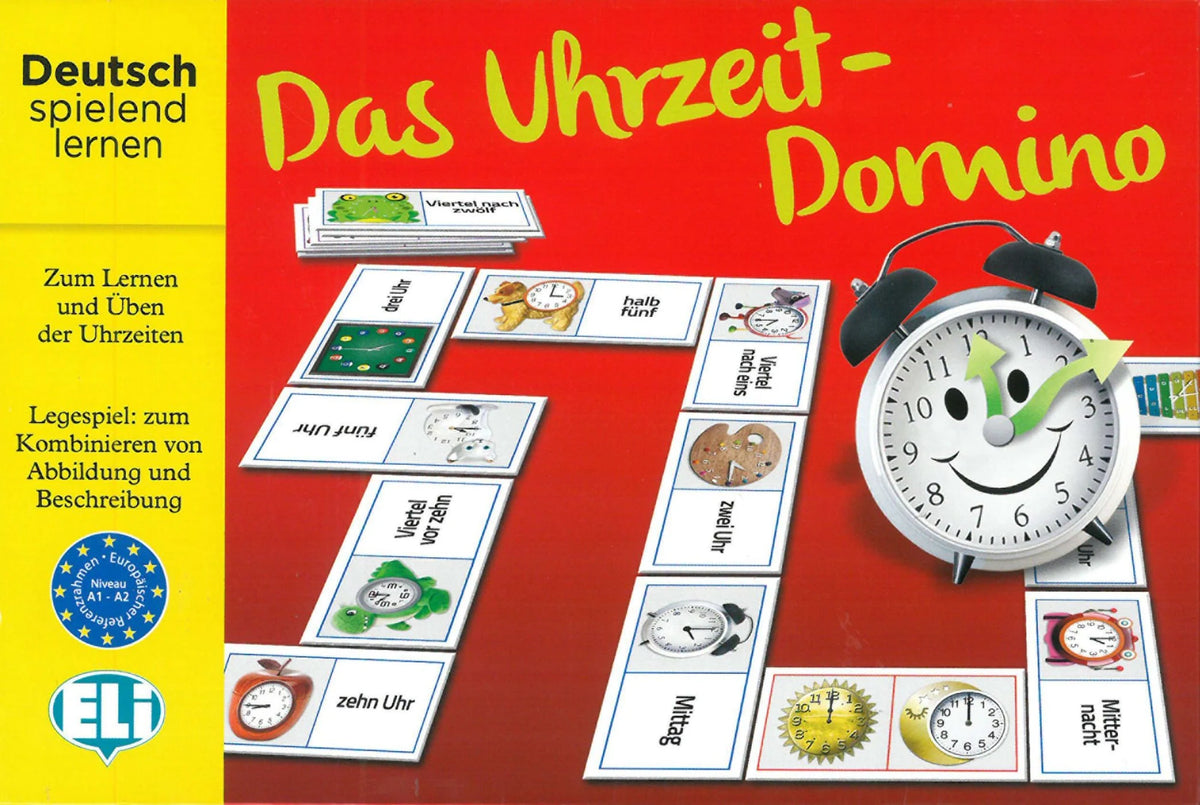 Legespiel: Das Uhrzeit-Domino