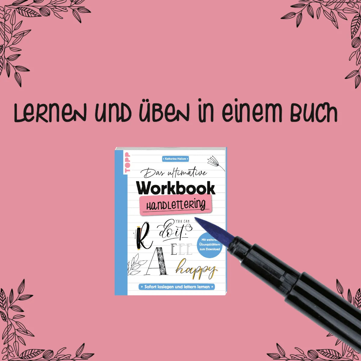 Detailansicht: Das ultimative Workbook: Handlettering (Taschenbuch)