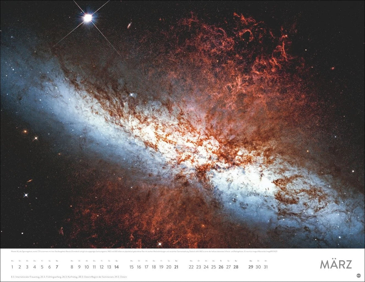 Das Universum Posterkalender 2027 – Ansicht