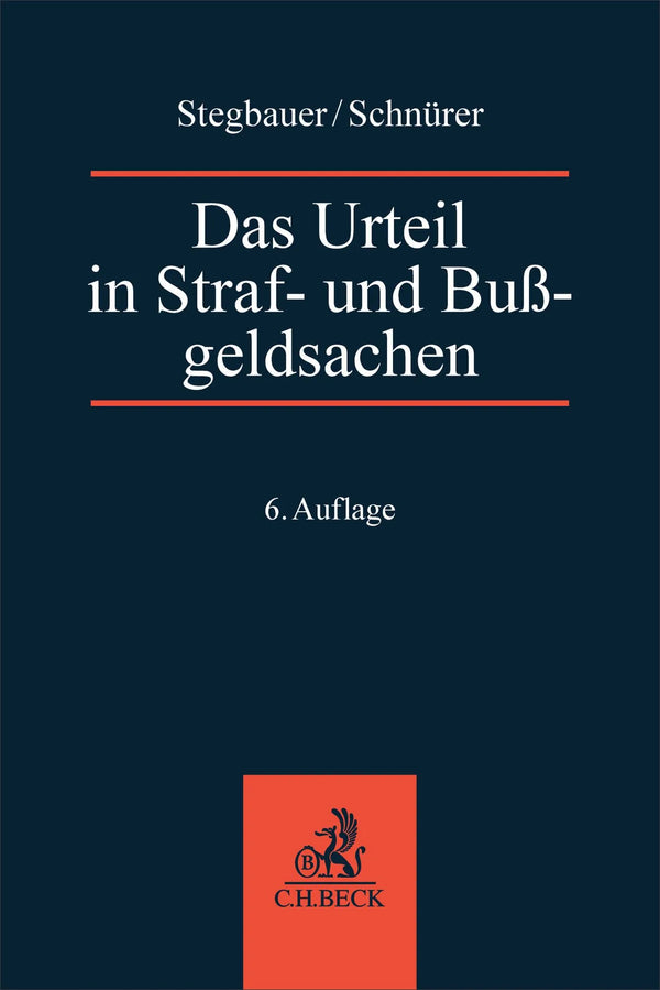 Das Urteil in Straf- und Bußgeldsachen
