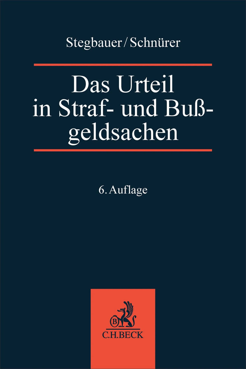 Das Urteil in Straf- und Bußgeldsachen