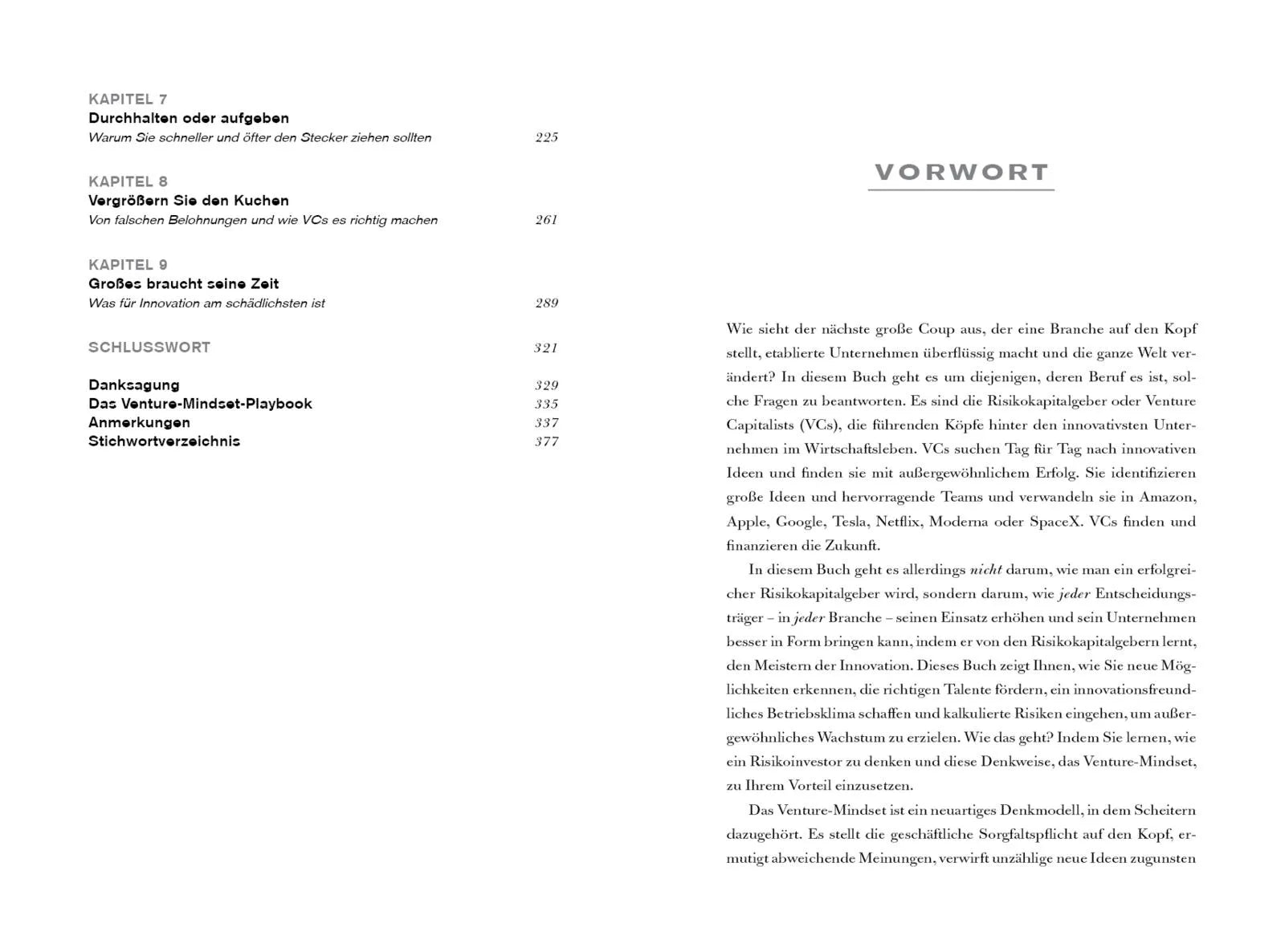 Innenansicht von 'Das Venture-Mindset' - Gebundene Ausgabe