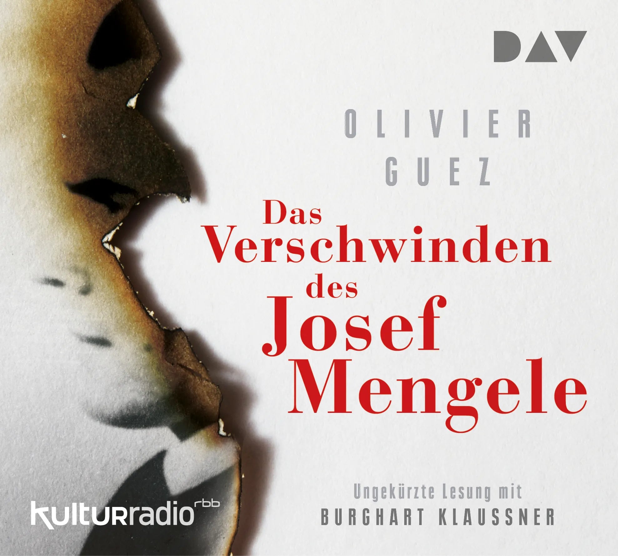 Buchcover von 'Das Verschwinden des Josef Mengele' - Hörbuch (CD) von Olivier Guez