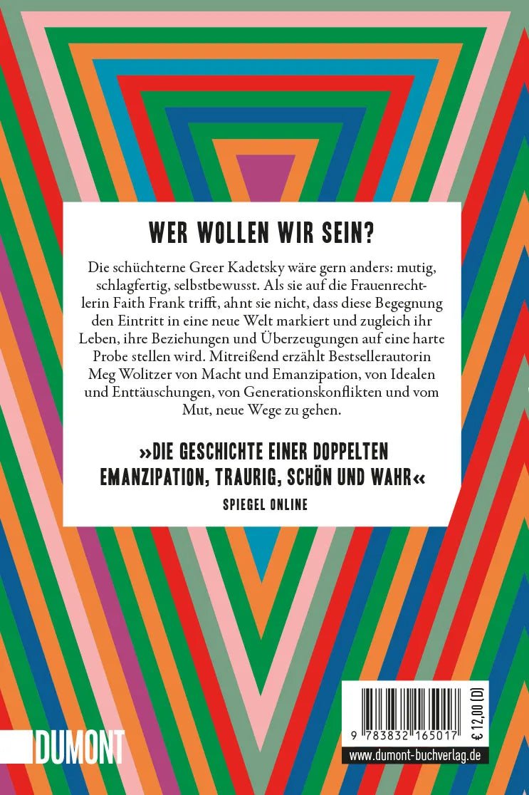 Buchrückseite von 'Das weibliche Prinzip' mit Klappentext - Taschenbuch