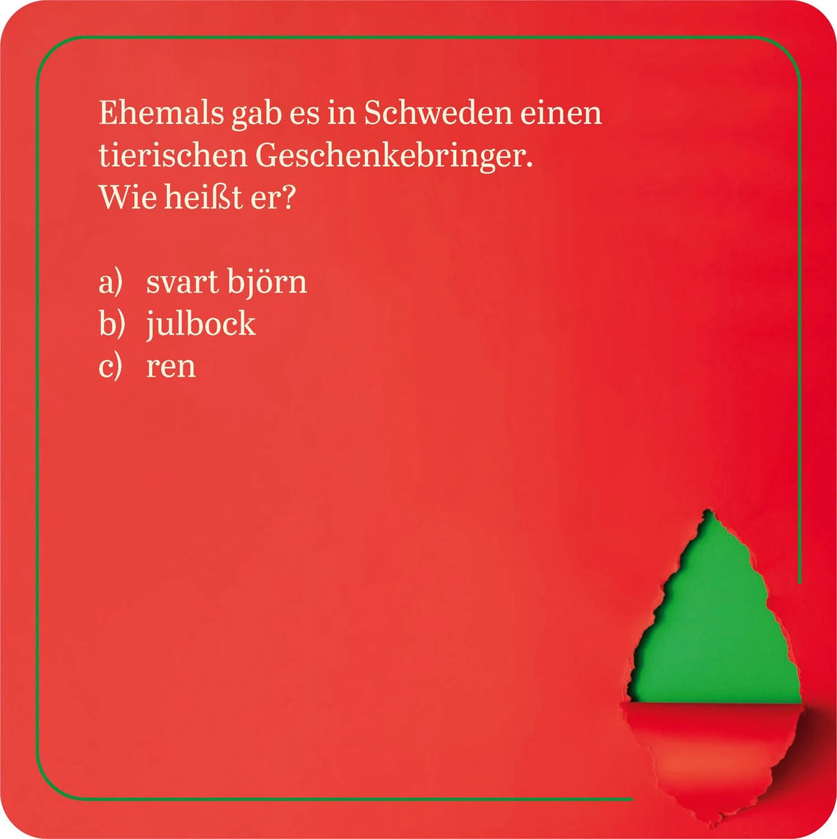 Das Weihnachts-Quiz – Ansicht