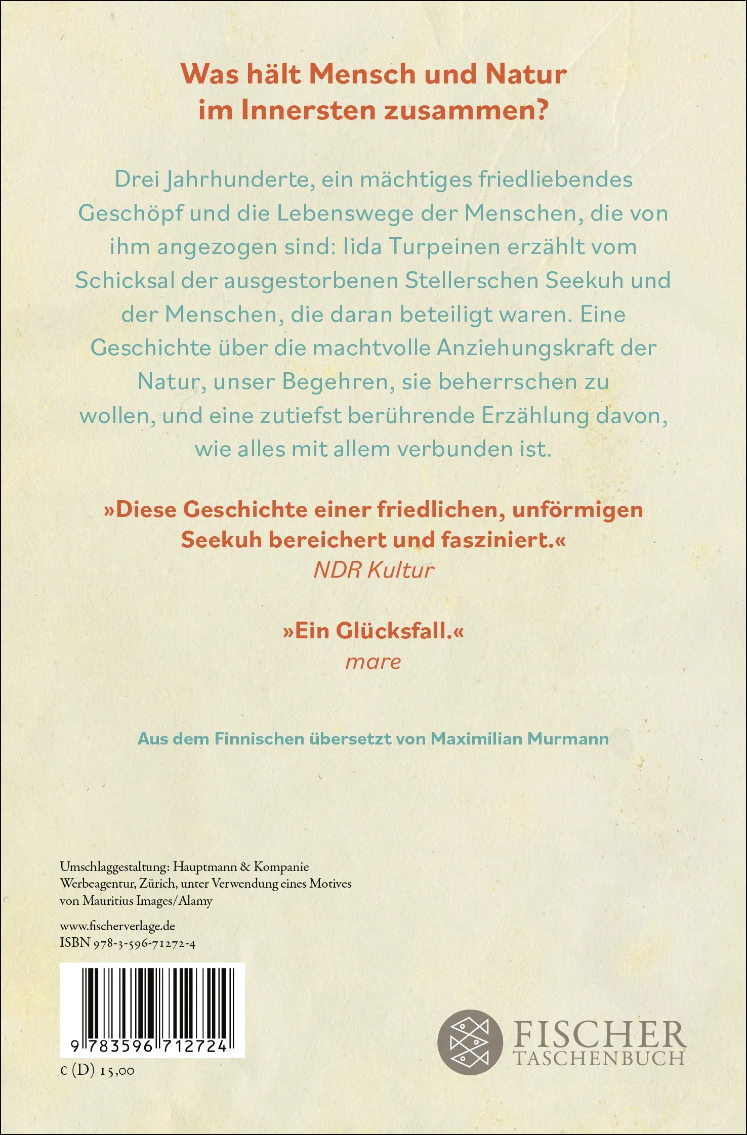 Buchrückseite von 'Das Wesen des Lebens' mit Klappentext - Taschenbuch