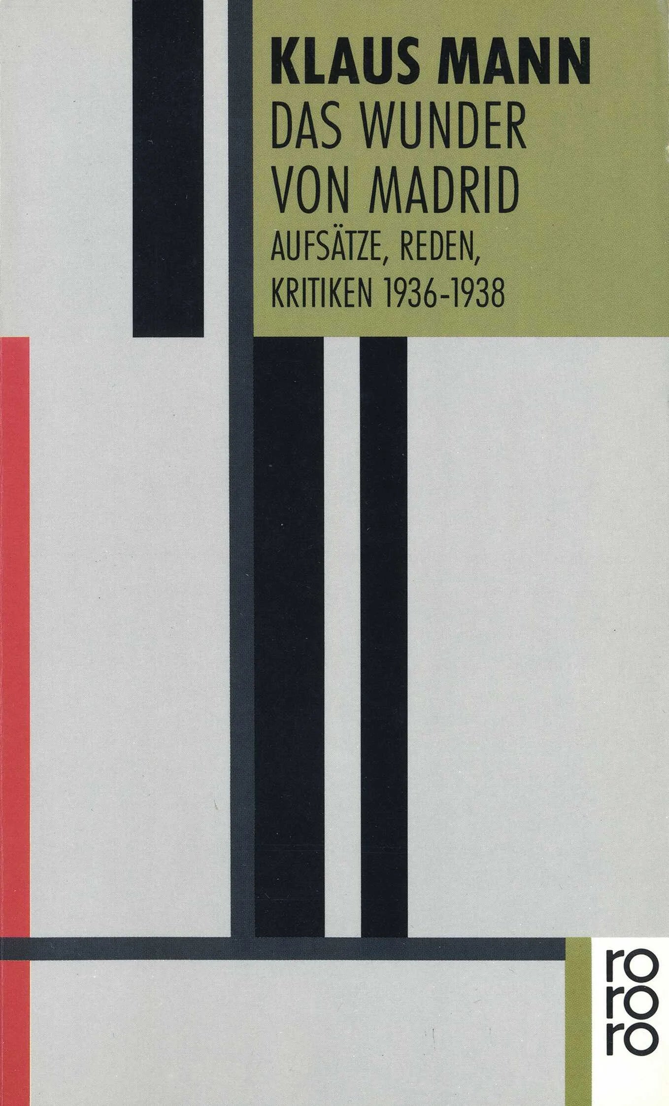 Buchcover von 'Das Wunder von Madrid' - Taschenbuch von Klaus Mann