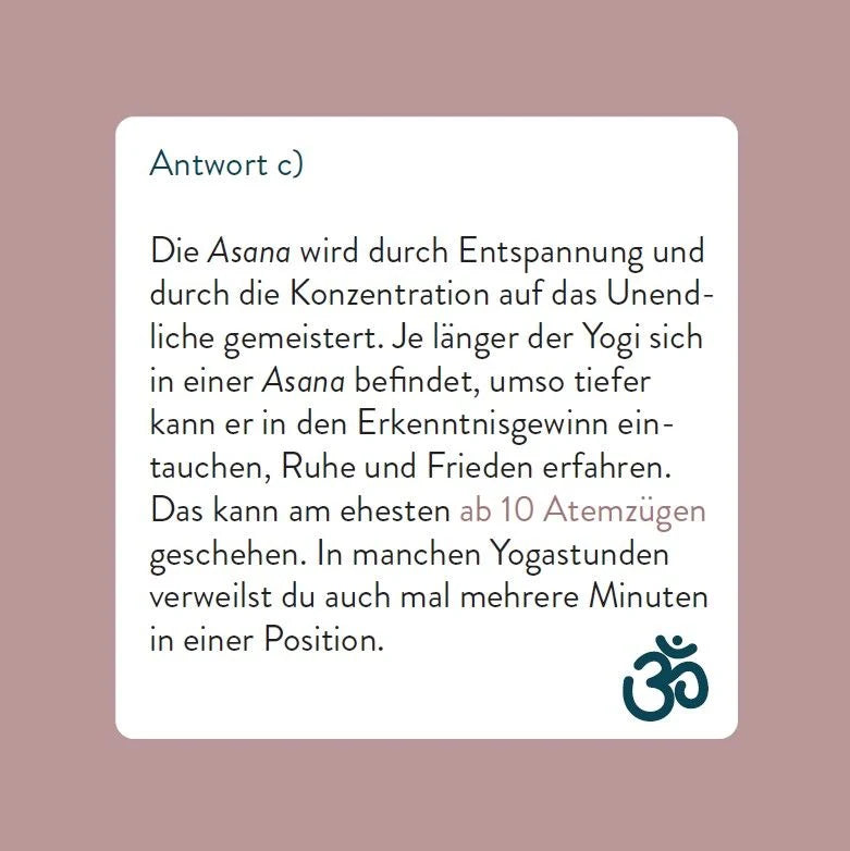 Das Yoga-Quiz – Ansicht