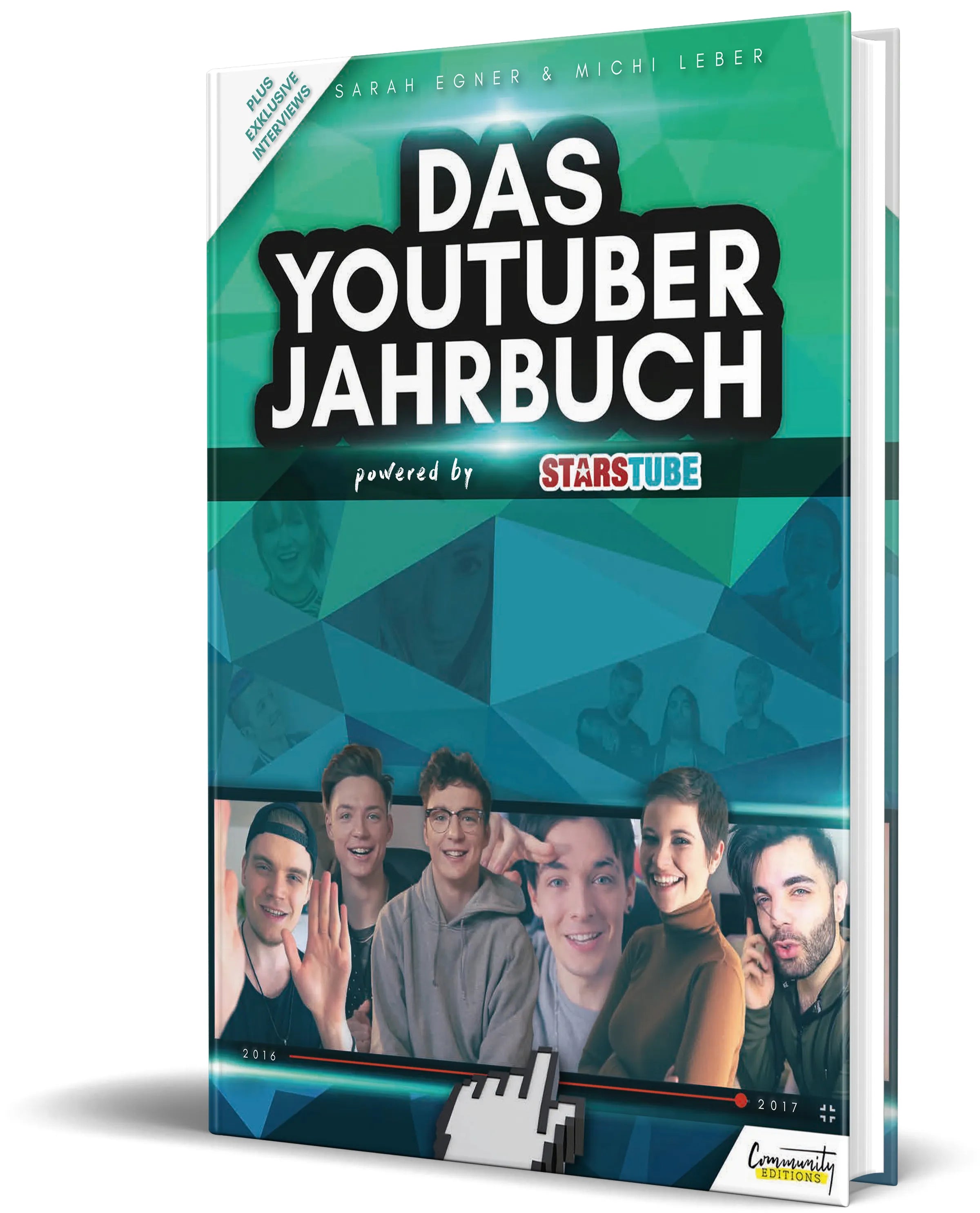 Buchcover von 'Das YouTuber Jahrbuch' - Gebundene Ausgabe von Sarah Egner