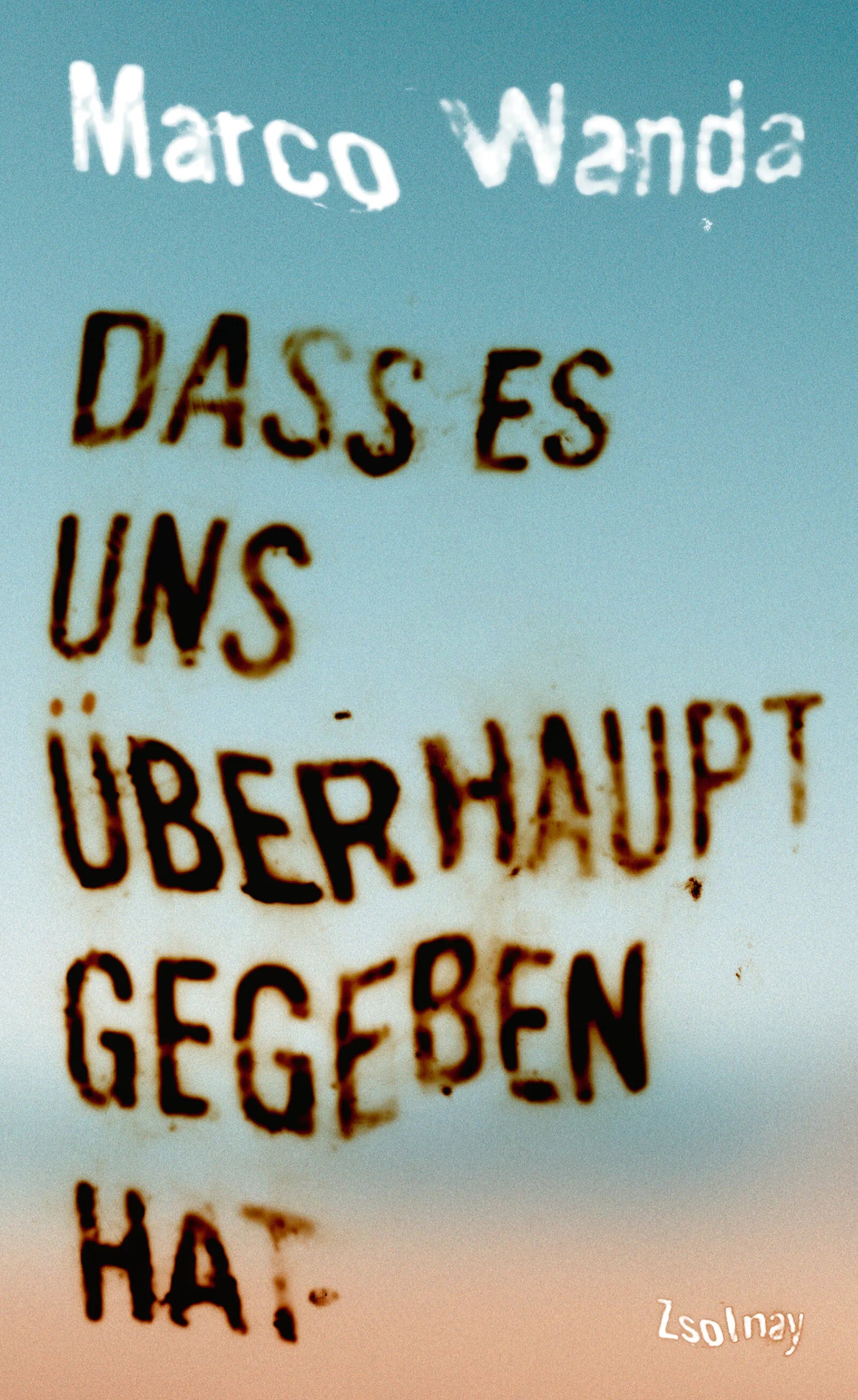 Cover: Dass es uns überhaupt gegeben hat (E-Book) von Marco Wanda