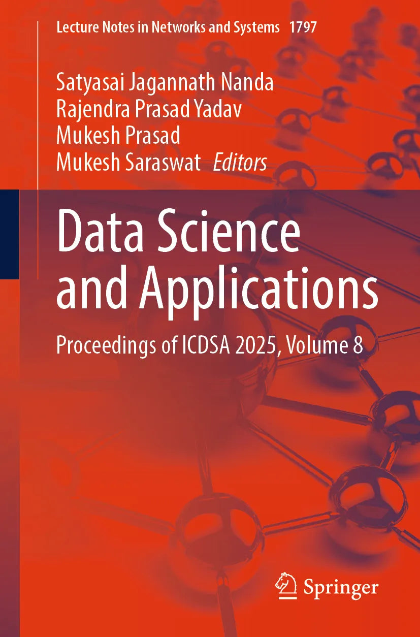 Cover: Data Science and Applications (E-Book)