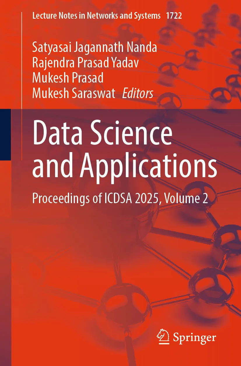 Cover: Data Science and Applications (E-Book)
