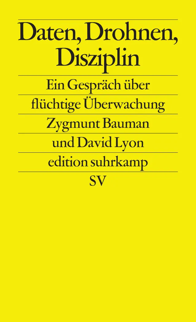Buchcover von 'Daten, Drohnen, Disziplin' - Taschenbuch von Zygmunt Bauman
