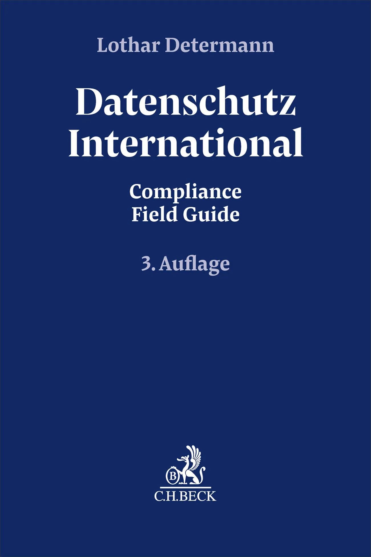 Cover: Datenschutz International (Taschenbuch) von Lothar Determann