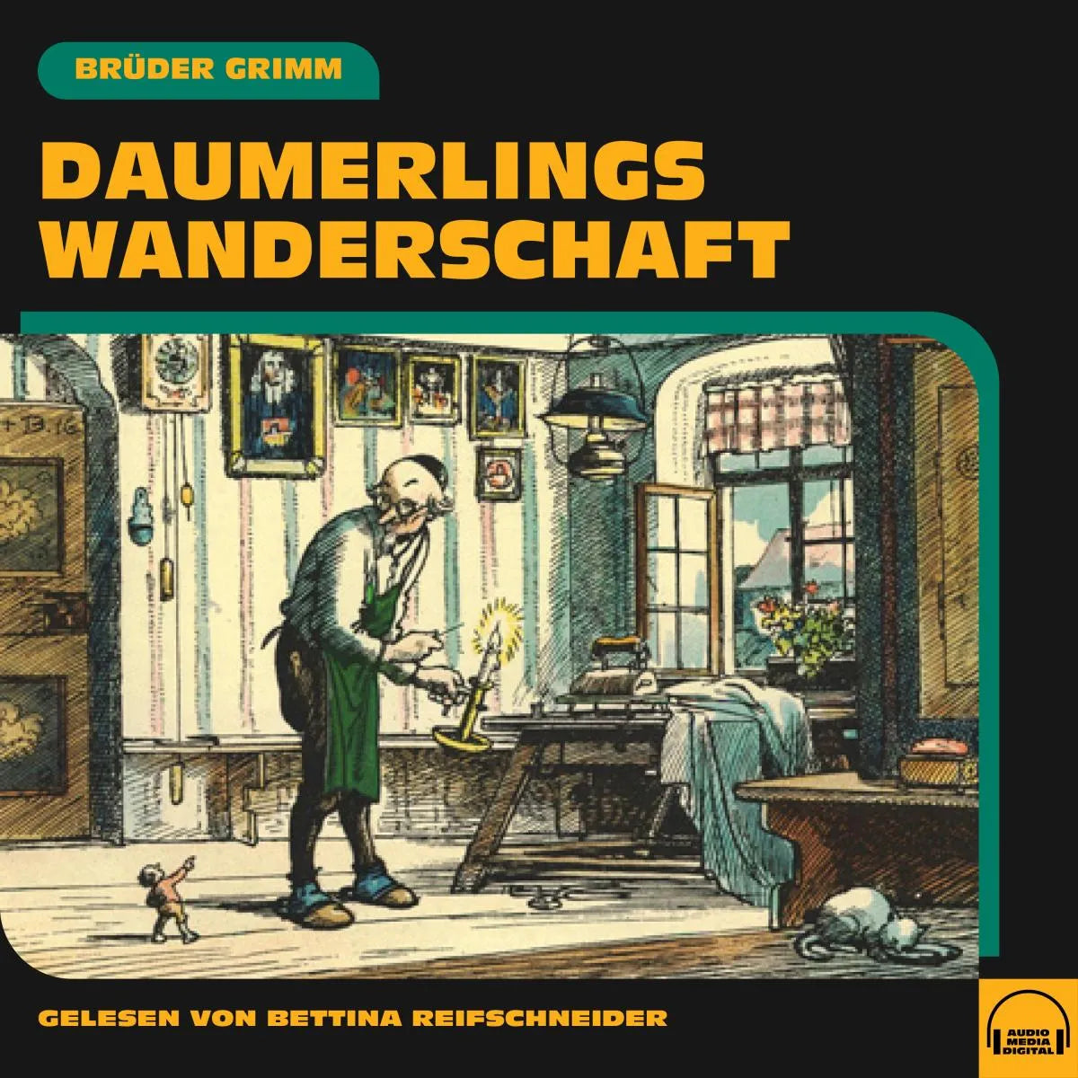 Cover: Daumerlings Wanderschaft (Hörbuch Download) von Brüder Grimm