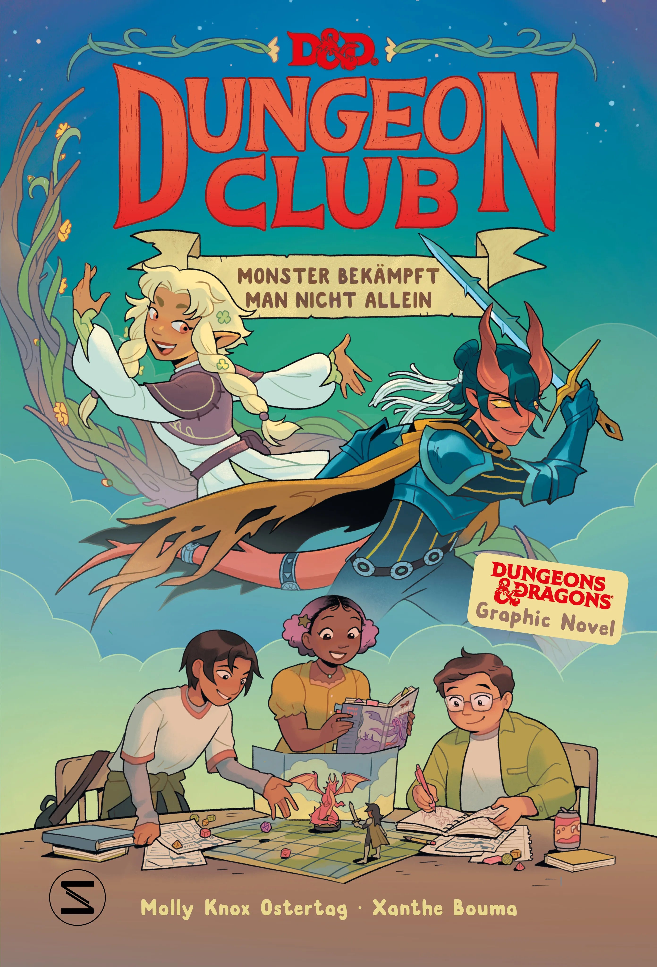 Cover: D&D Dungeon Club. Monster bekämpft man nicht allein (Paperback) von Molly Knox Ostertag