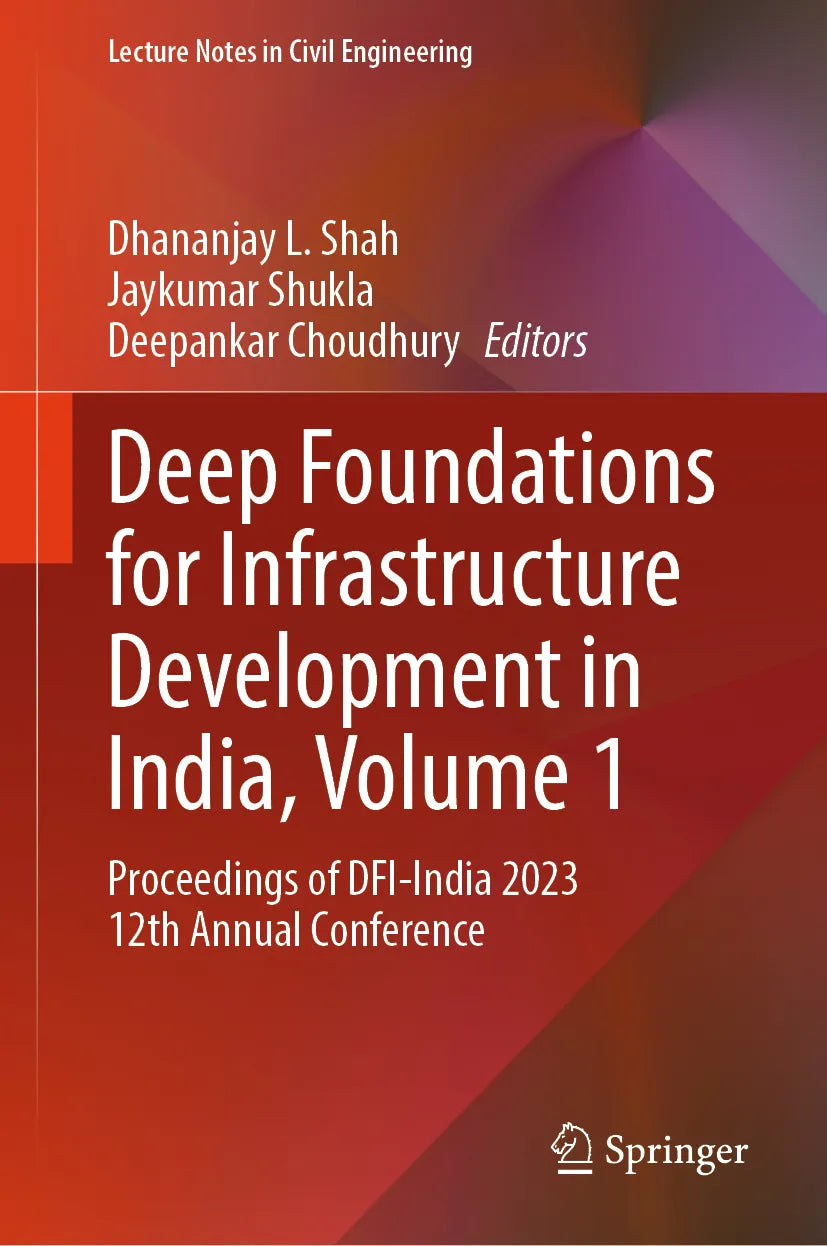 Cover: Deep Foundations for Infrastructure Development in India, Volume 1 (E-Book)