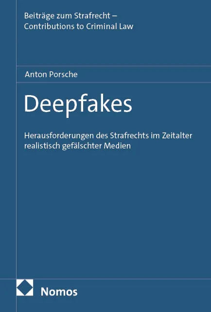 Cover: Deepfakes (E-Book) von Anton Porsche