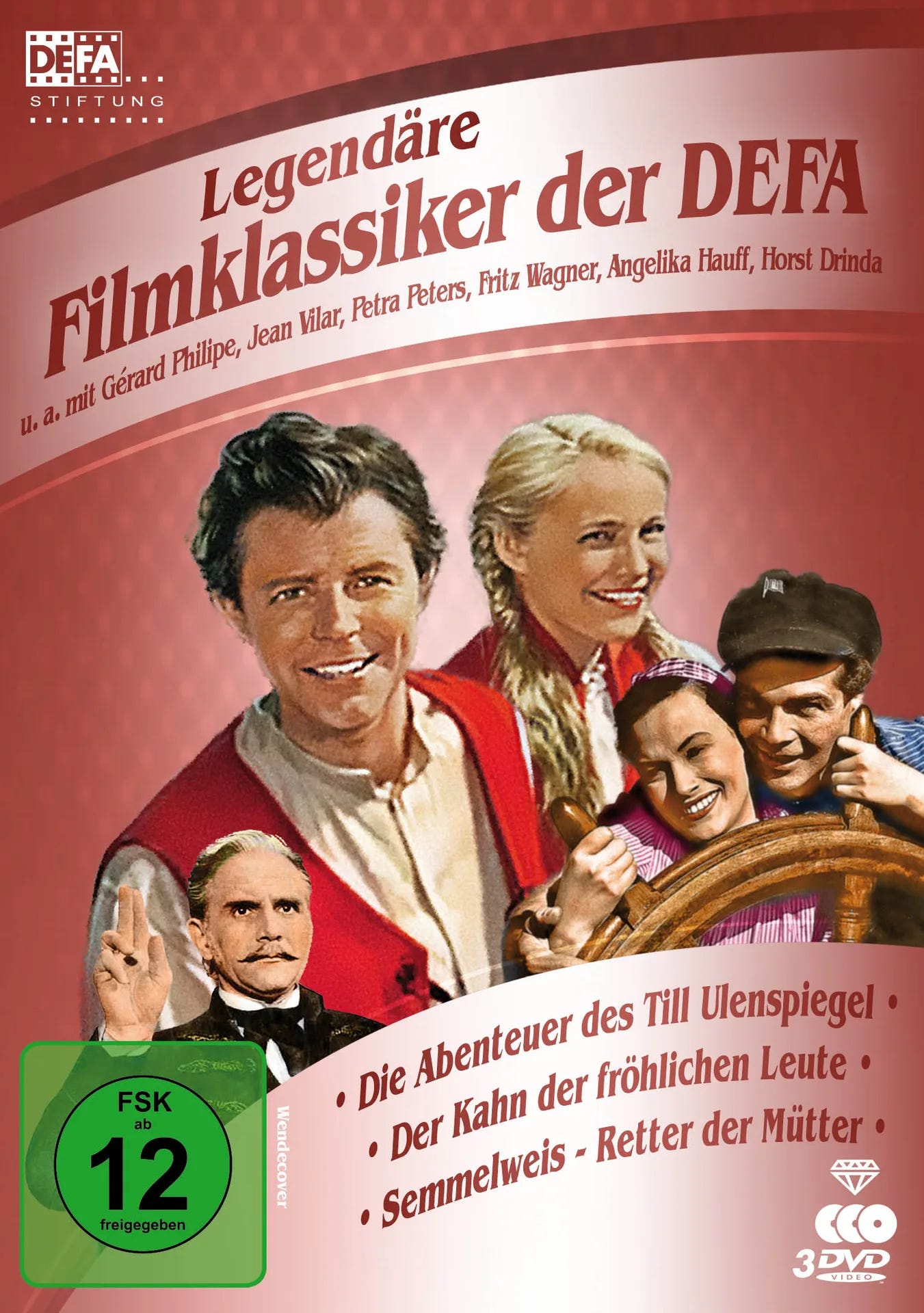 DVD-Cover: DEFA-Klassiker-Box Vol. 2. Regie: Jean Girault
