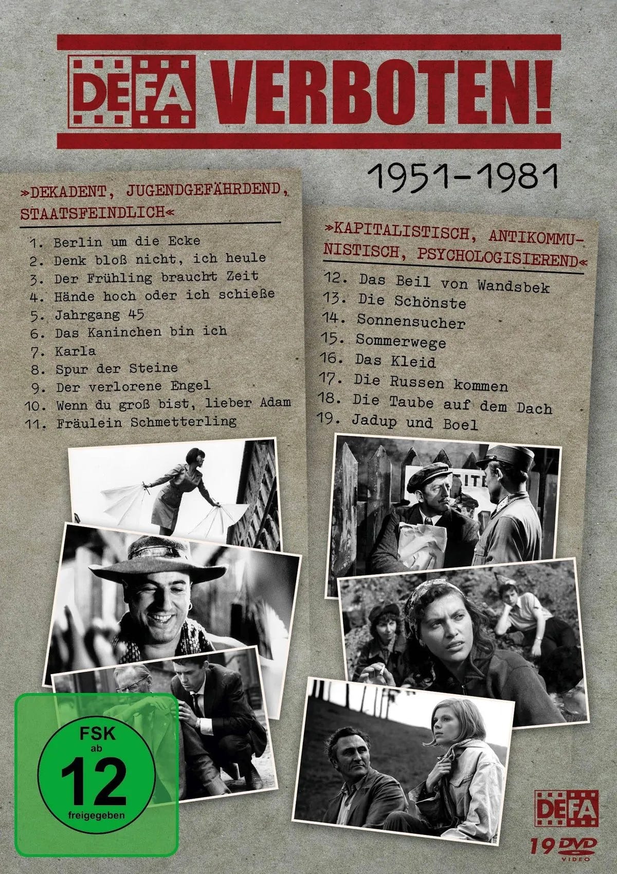 DEFA-Verboten! - DVD