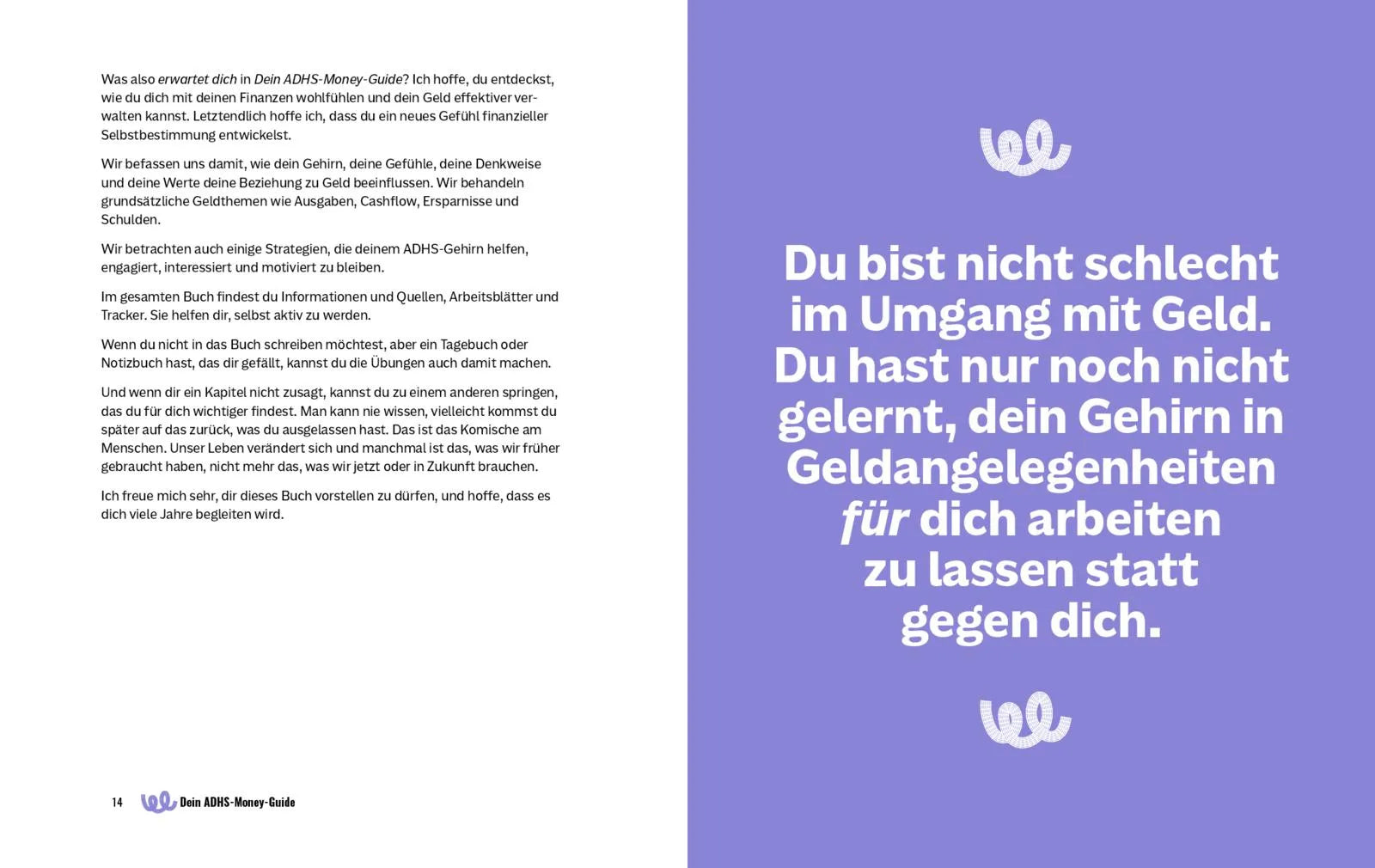 Innenansicht von 'Dein ADHS-Money-Guide' - Taschenbuch