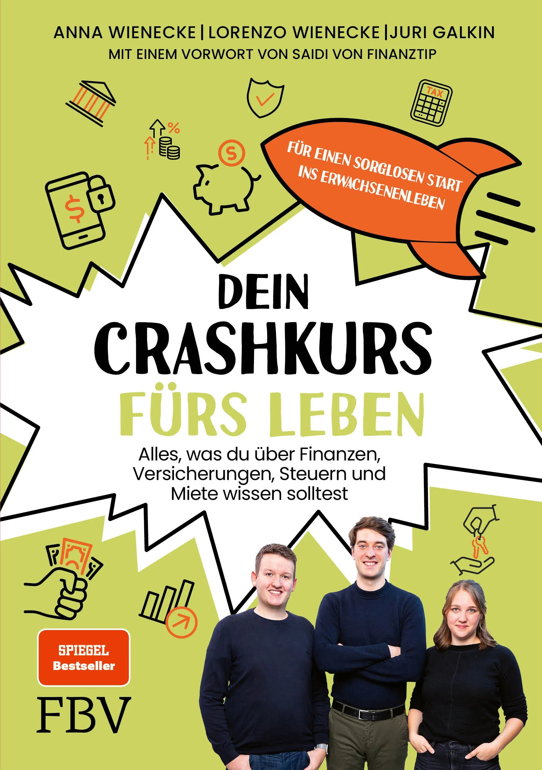 Buchcover von 'Dein Crashkurs fürs Leben' - Taschenbuch von Lorenzo Wienecke