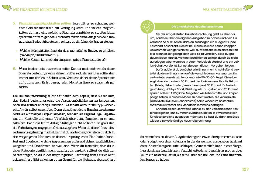 Innenansicht von 'Dein Crashkurs fürs Leben' - Taschenbuch